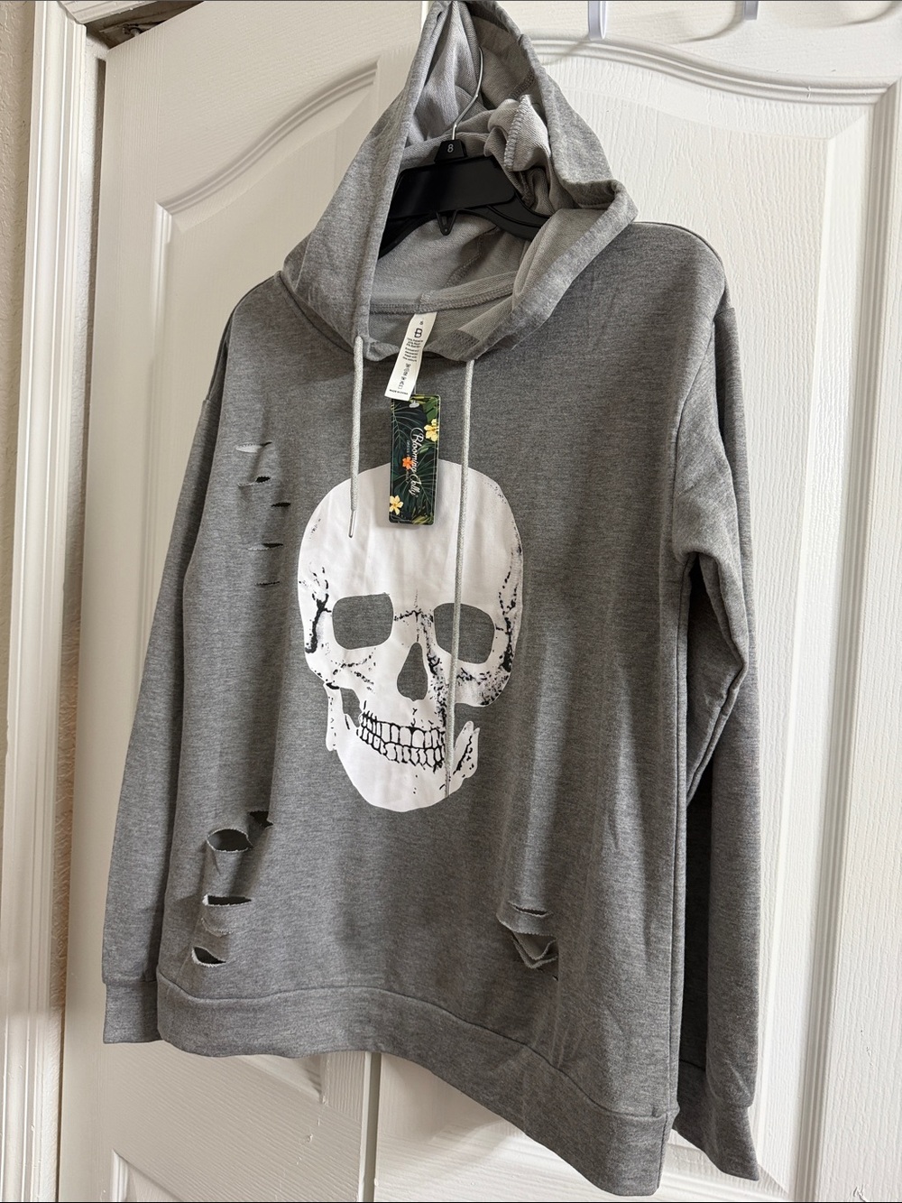 Blooming Jelly Women's Halloween Sweatshirts Skull Shirts Fall Sweater
Skleton C